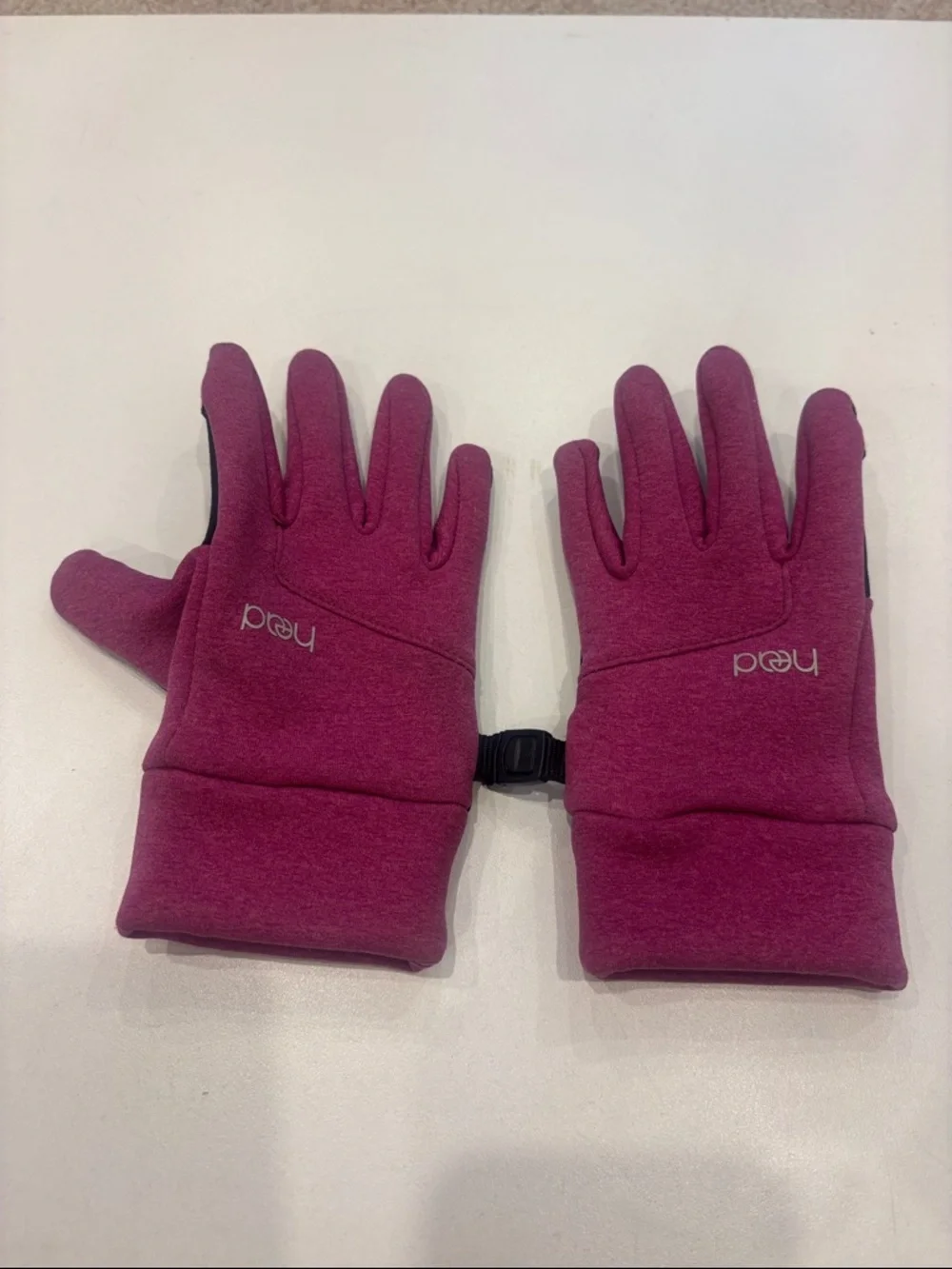 Head kids pink touchscreen gloves size M
